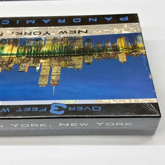Buffalo Games New York City Panoramic Puzzle 750 Piece Twin Towers Skyline 2000